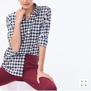 JCrew Factory Gingham Shirt